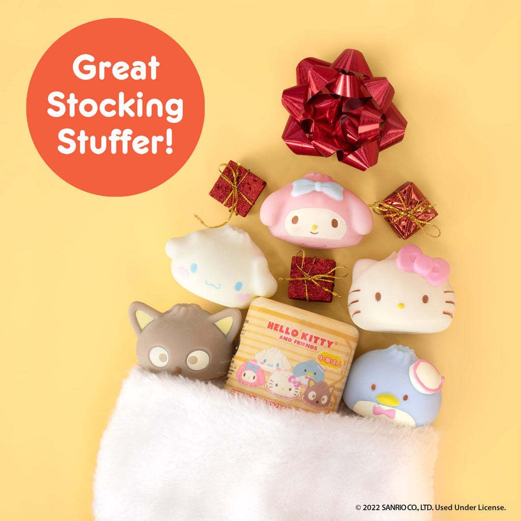 Sanrio Hello Kitty & Friends Steamed Bun Squishy Toy – Mystery Blind Capsule (1 Pack)
