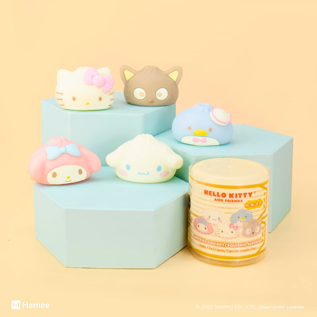Sanrio Hello Kitty & Friends Steamed Bun Squishy Toy – Mystery Blind Capsule (1 Pack)