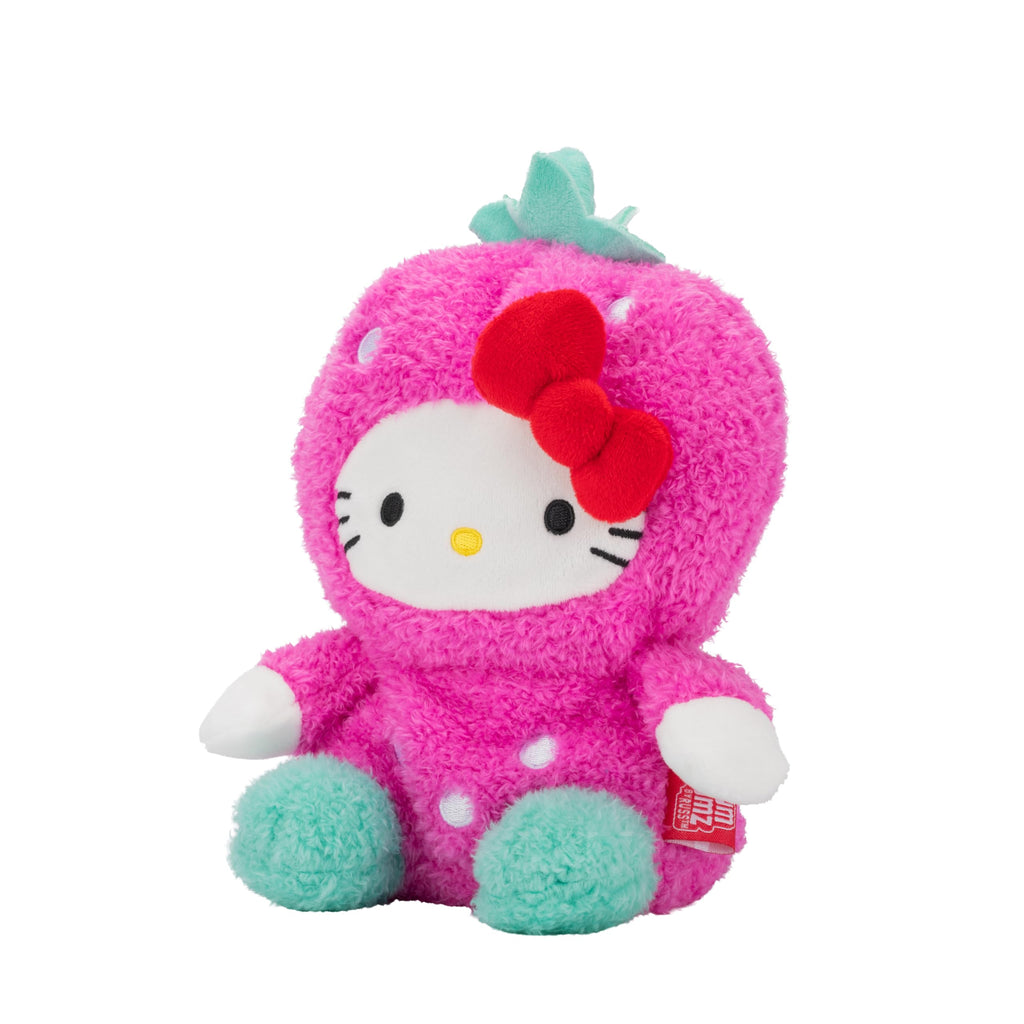 Sanrio Hello Kitty FruitBumz Strawberry Plush - 7.5-Inch Soft Beanbag Toy by BumBumz