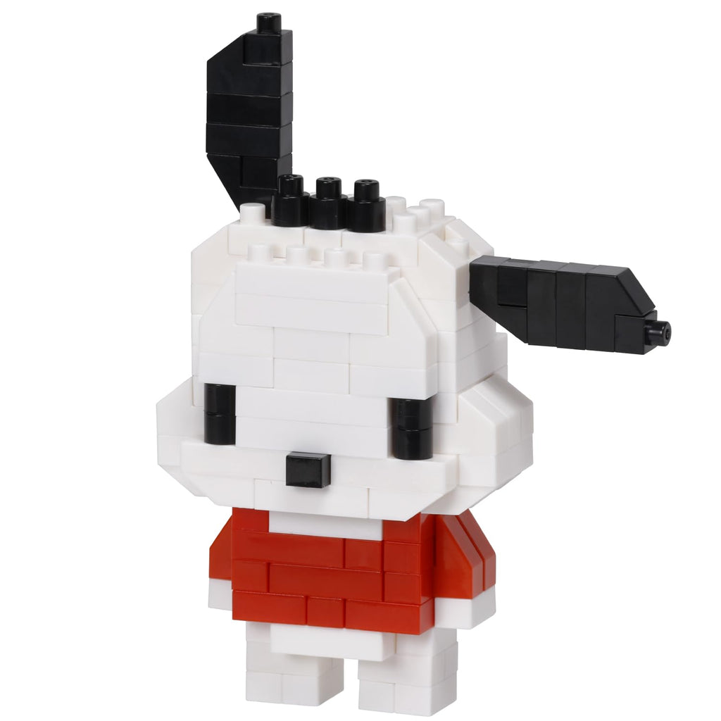 Sanrio Pochacco nanoblock Building Kit – Character Collection Series, 130 Pieces