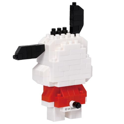 Sanrio Pochacco nanoblock Building Kit – Character Collection Series, 130 Pieces