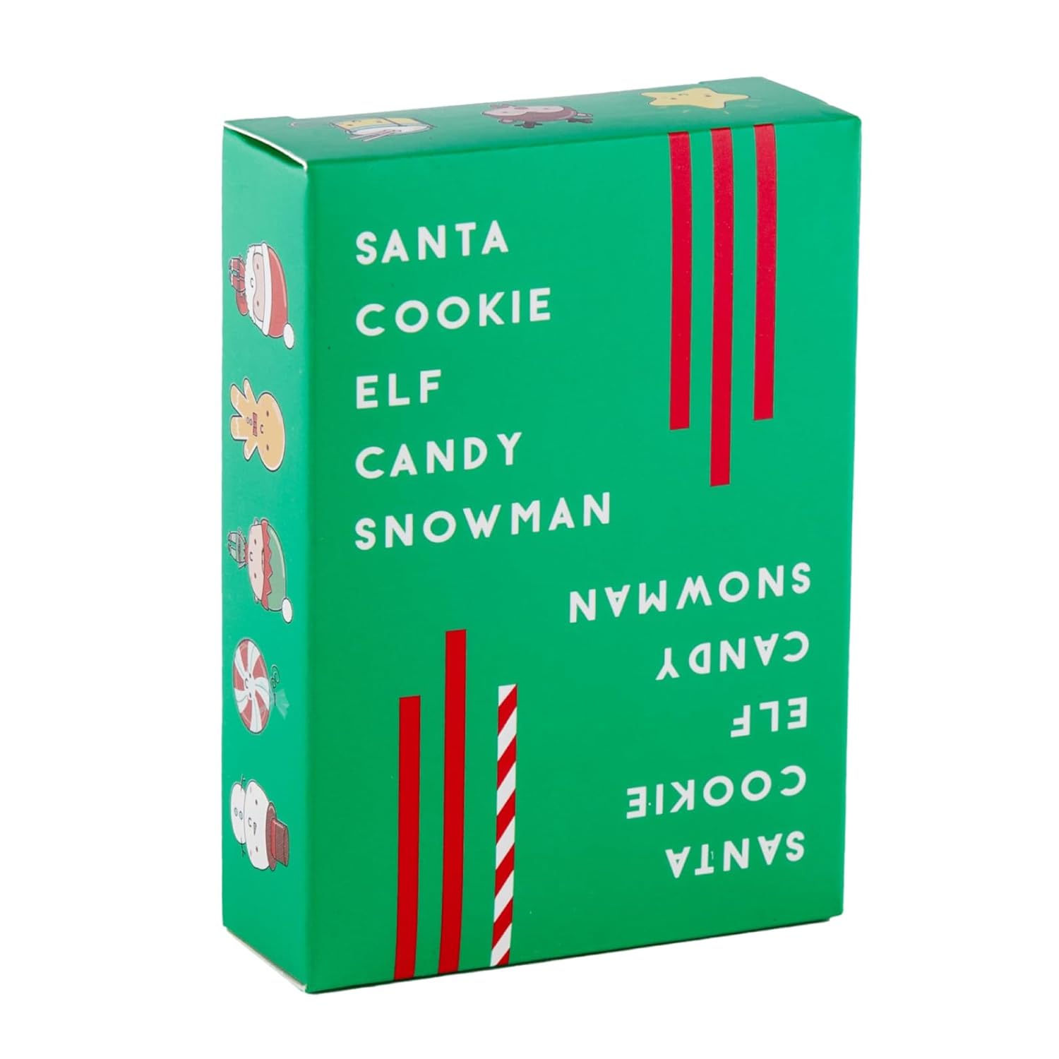 Santa Cookie Elf Candy Snowman Christmas Edition Card Game – Fast-Paced Holiday Fun for Families, Kids, Teens, and Adults (2-8 Players)