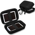 Sanwuta 2-Pack EVA Travel Card Case – Hard Protective Storage for Playing Cards (Black)