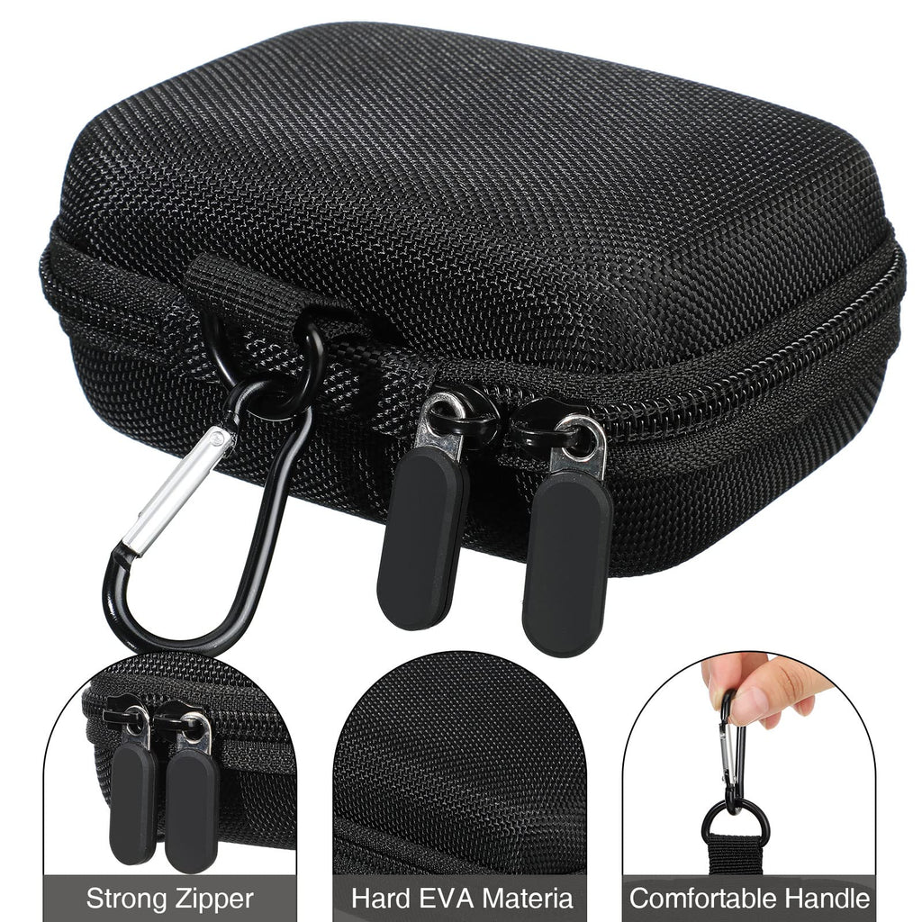 Sanwuta 2-Pack EVA Travel Card Case – Hard Protective Storage for Playing Cards (Black)