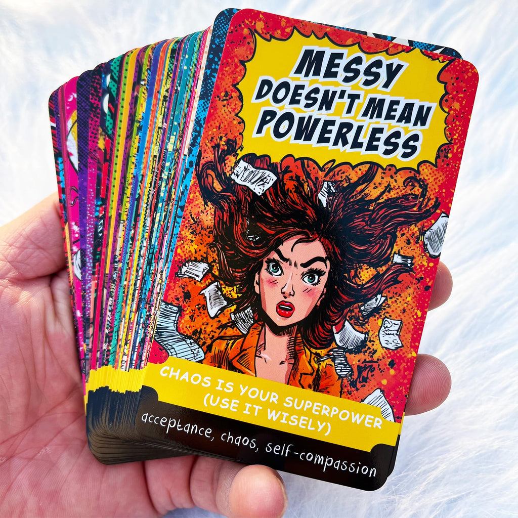 Sassy Blunt Oracle Cards Deck 54 Cards for Relationships, Boundaries & Self Worth