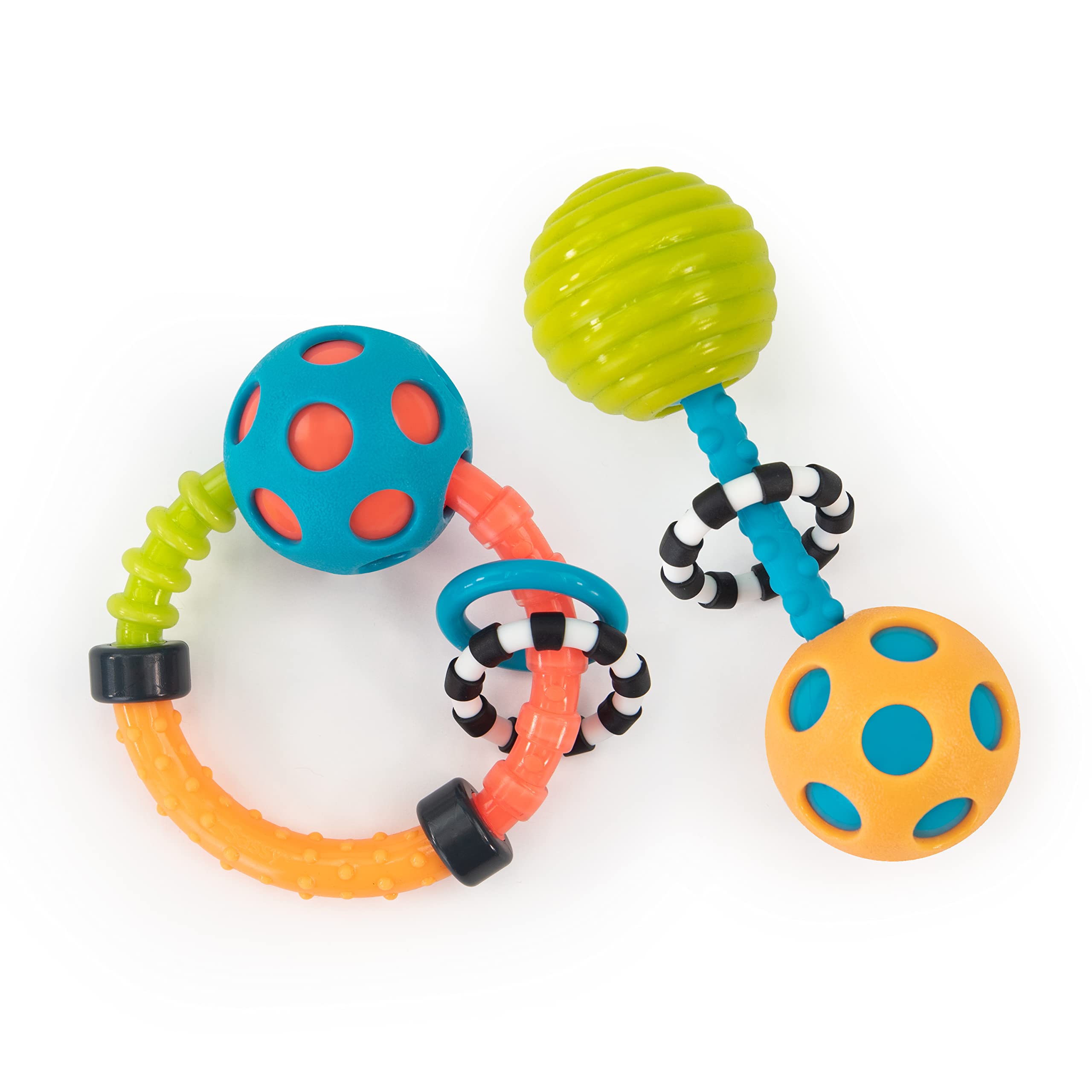 Sassy My First Bend & Flex Rattle Set - 2 Piece - Ages 0+ Months