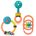 Sassy My First Rattles Newborn Gift Set – 3 Soft Rattles for Ages 0+