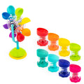 Sassy Whirling Wheel Waterfall & Rain Barrel Connecting Tubes - 9-Piece Bath Toy Set for Babies 6+ Months