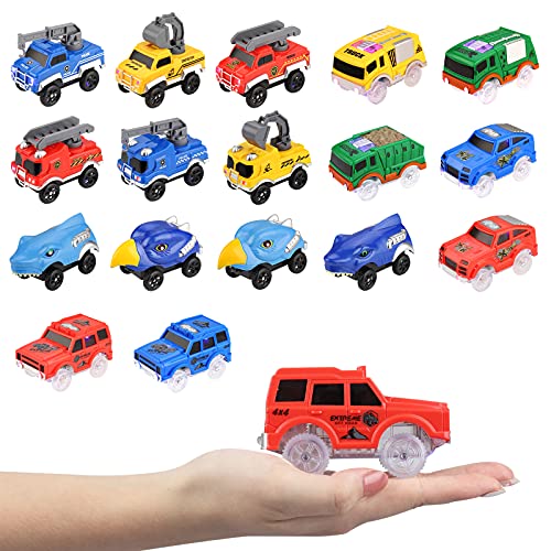 Save Unicorn 3-Pack LED Replacement Cars for Magic Tracks – Glow in the Dark, Compatible with Most Tracks, Includes Screwdriver