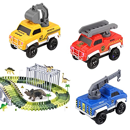Save Unicorn 3-Pack LED Replacement Cars for Magic Tracks – Glow in the Dark, Compatible with Most Tracks, Includes Screwdriver