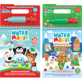 Scentco Holiday Water Magic 2-Pack: Candy Cane & Gingerbread Scented Reusable Water Reveal Activity Books