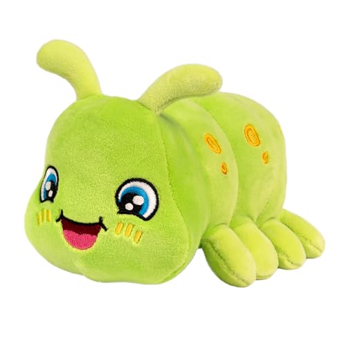 Scentco Snuggle Bugs Caterpillar – Green Apple Scented Plush Toy for Kids, Aromatherapy Gift