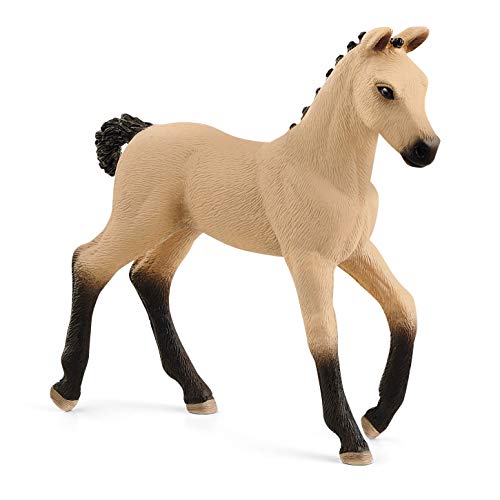 Schleich 13929 Hannoverian Foal, Red Dun – Realistic Horse Club Figurine for Ages 5-12