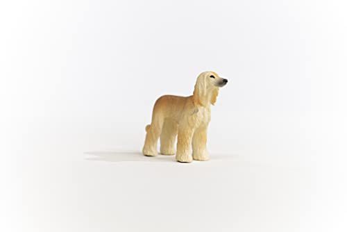 Schleich Afghan Hound Figurine – Realistic Farm World Dog Toy for Kids Ages 3+