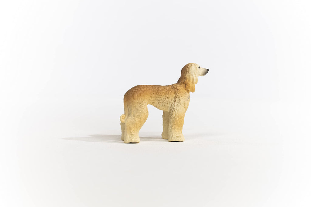 Schleich Afghan Hound Figurine – Realistic Farm World Dog Toy for Kids Ages 3+
