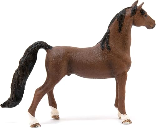 Schleich American Saddlebred Gelding Figurine – Detailed Horse Toy for Ages 5-12