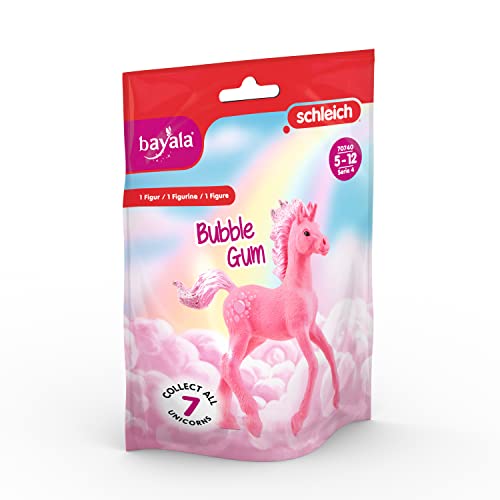 Schleich Bayala Bubble Gum Unicorn: Collectible Dessert Series Figurine for Kids Ages 5+