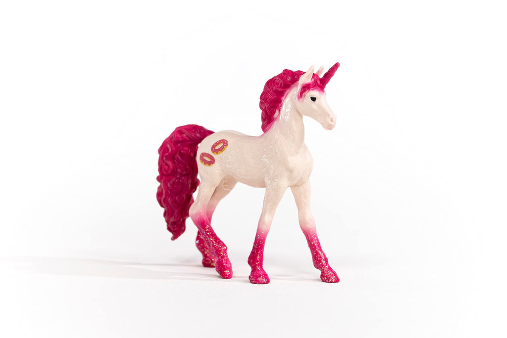 Schleich Bayala Donut Unicorn Collectible Figurine – Dessert Series, Ages 5+