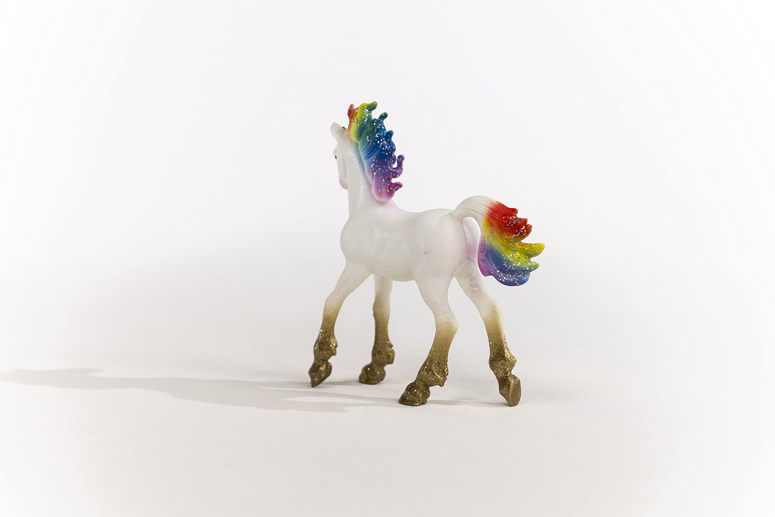 Schleich Bayala Rainbow Unicorn Foal – Colorful Fantasy Horse Figurine for Kids Ages 5+
