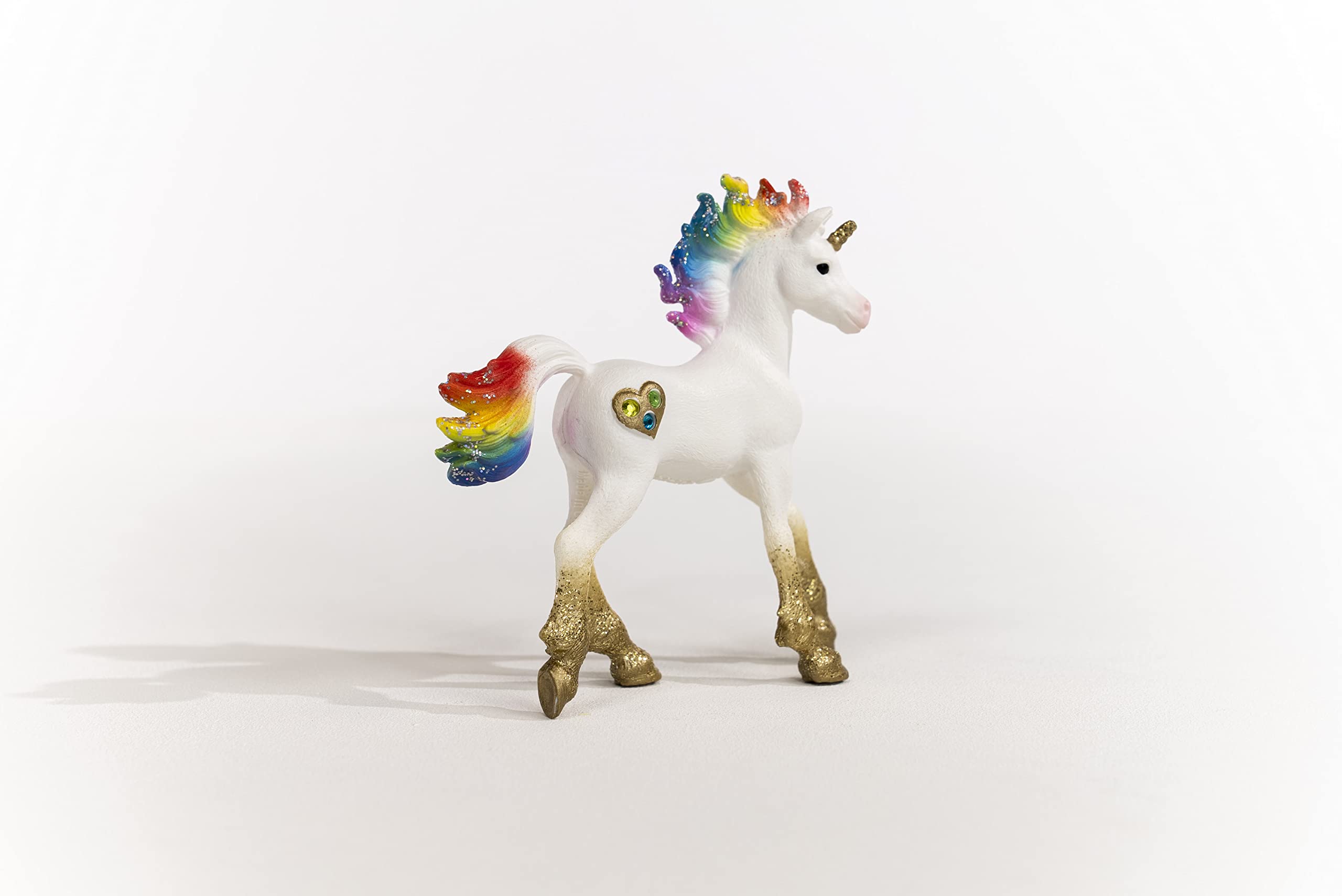 Schleich Bayala Rainbow Unicorn Foal – Colorful Fantasy Horse Figurine for Kids Ages 5+