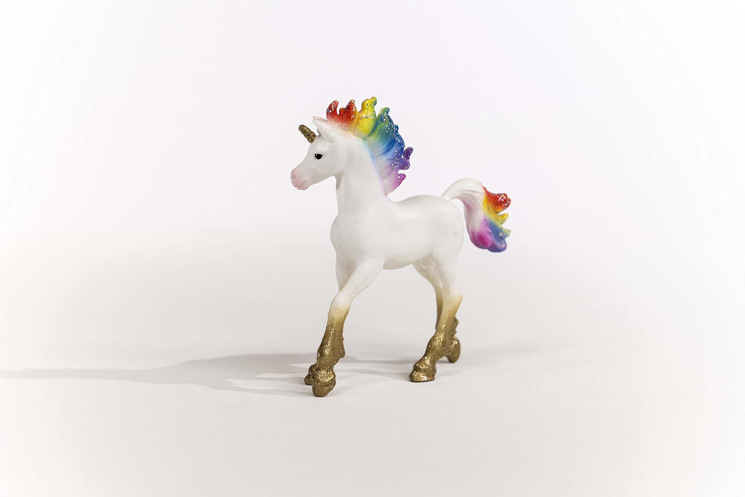 Schleich Bayala Rainbow Unicorn Foal – Colorful Fantasy Horse Figurine for Kids Ages 5+