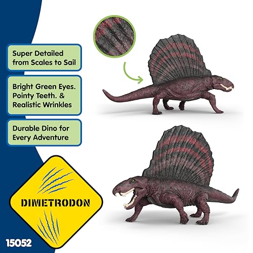 Schleich Dimetrodon 15052 – Detailed Dinosaur Figurine for Play and Display