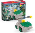 Schleich Eldrador Creatures Stone CrashMobile – Pull-Back Action Toy with Ejecting Mini Creature
