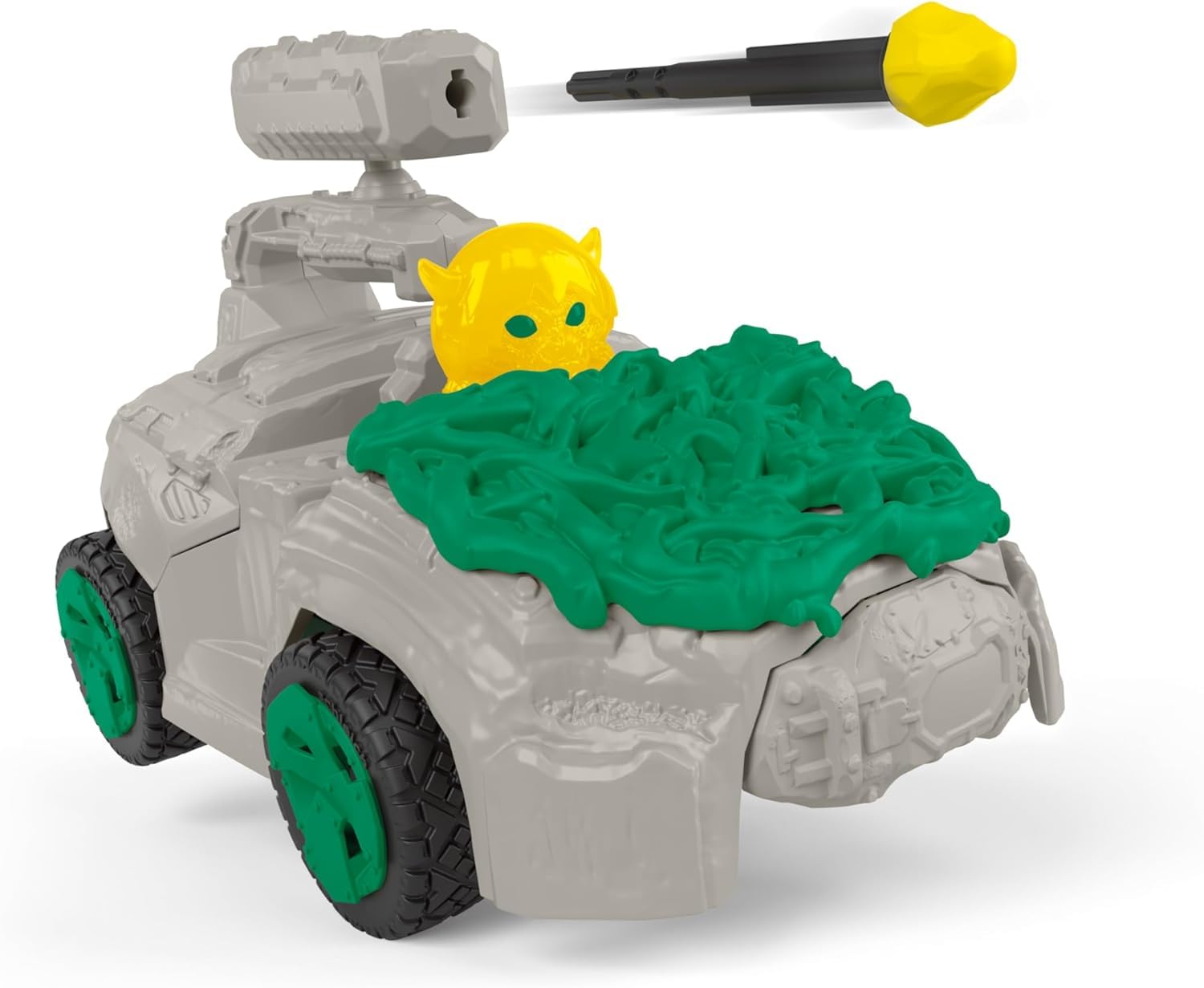 Schleich Eldrador Creatures Stone CrashMobile – Pull-Back Action Toy with Ejecting Mini Creature