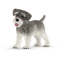 Schleich Farm World Miniature Schnauzer Figurine – Realistic Toy Dog for Kids Ages 3+