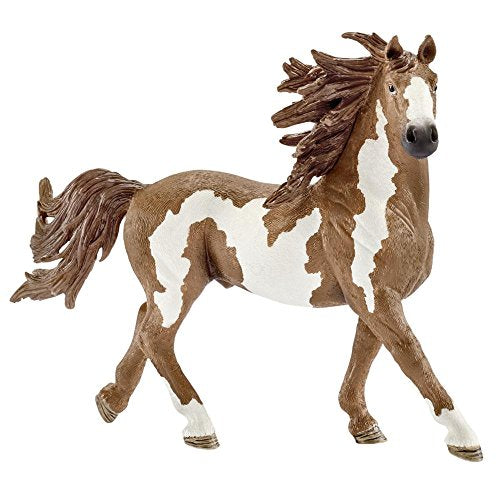Schleich FARM WORLD Pinto Stallion – 5-Inch Realistic Toy Horse for Kids Ages 5+