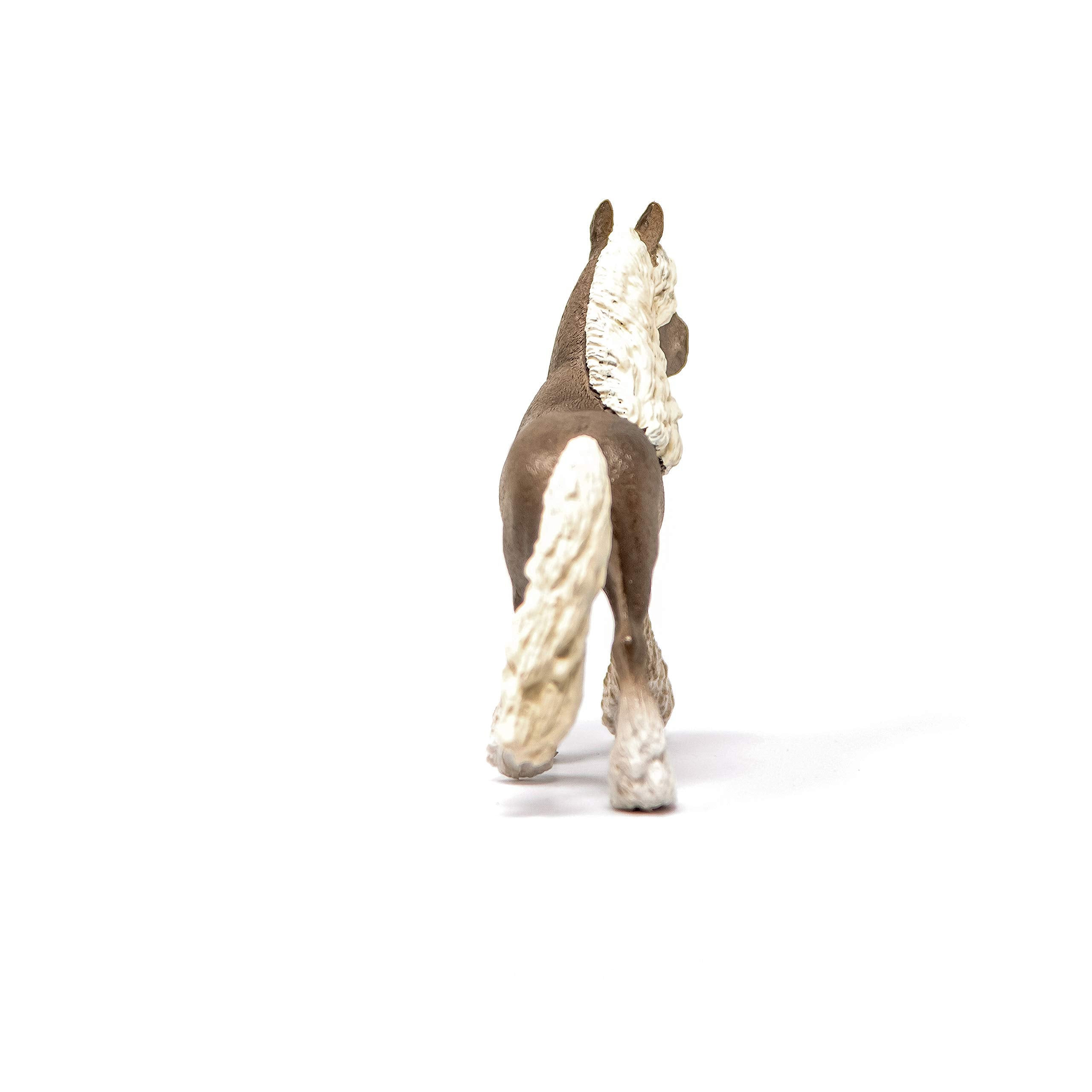 Schleich Farm World Silver Dapple Mare Horse Figurine - Realistic Gray Toy for Kids Ages 3+