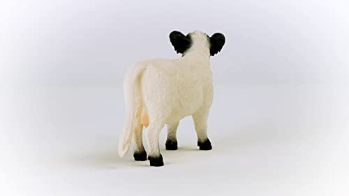 Schleich Galloway Cow Figurine - Realistic Farm Animal Toy for Kids Ages 3+