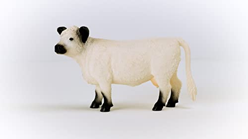 Schleich Galloway Cow Figurine - Realistic Farm Animal Toy for Kids Ages 3+