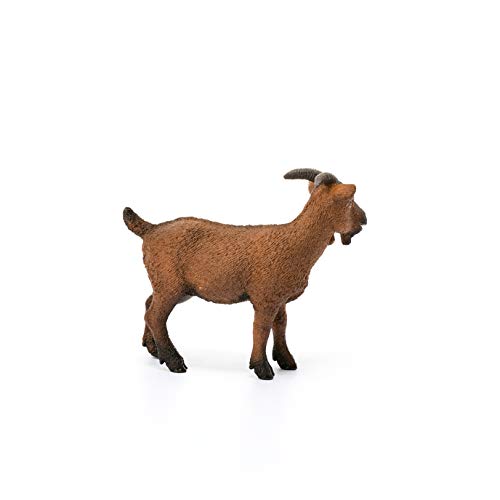 Schleich Goat Figurine – Realistic Farm Animal Toy for Kids Ages 3-8