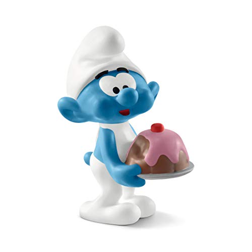 Schleich Greedy Smurf Figurine – Detailed Smurfs Toy for Imaginative Play