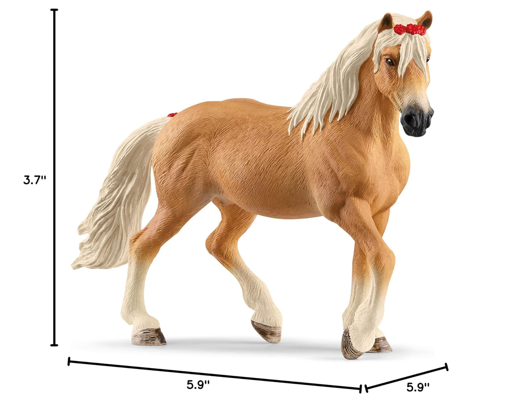 Schleich Haflinger Mare Figurine – Realistic Horse Toy for Ages 5+