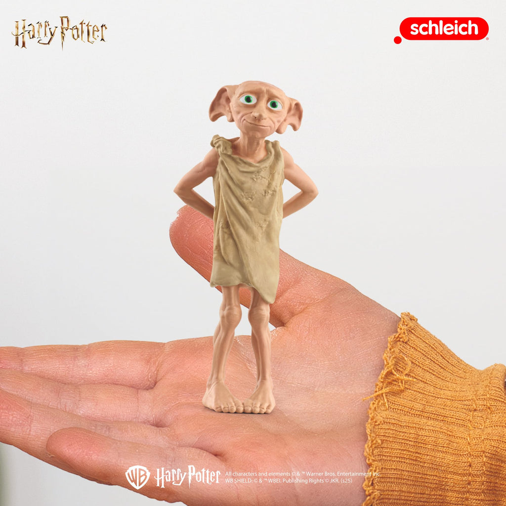 Schleich Harry Potter Dobby Figurine - 3-Inch Collectible House-Elf Toy for Ages 6+