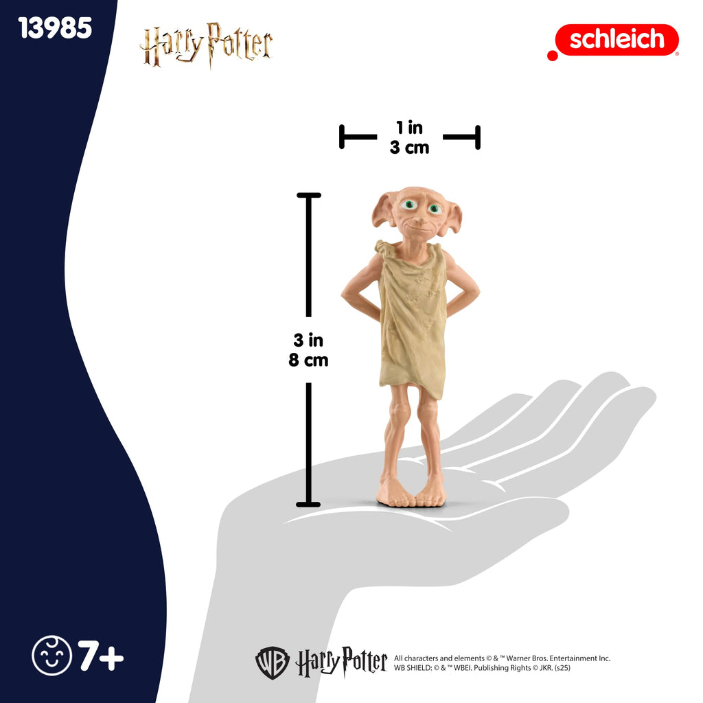 Schleich Harry Potter Dobby Figurine - 3-Inch Collectible House-Elf Toy for Ages 6+