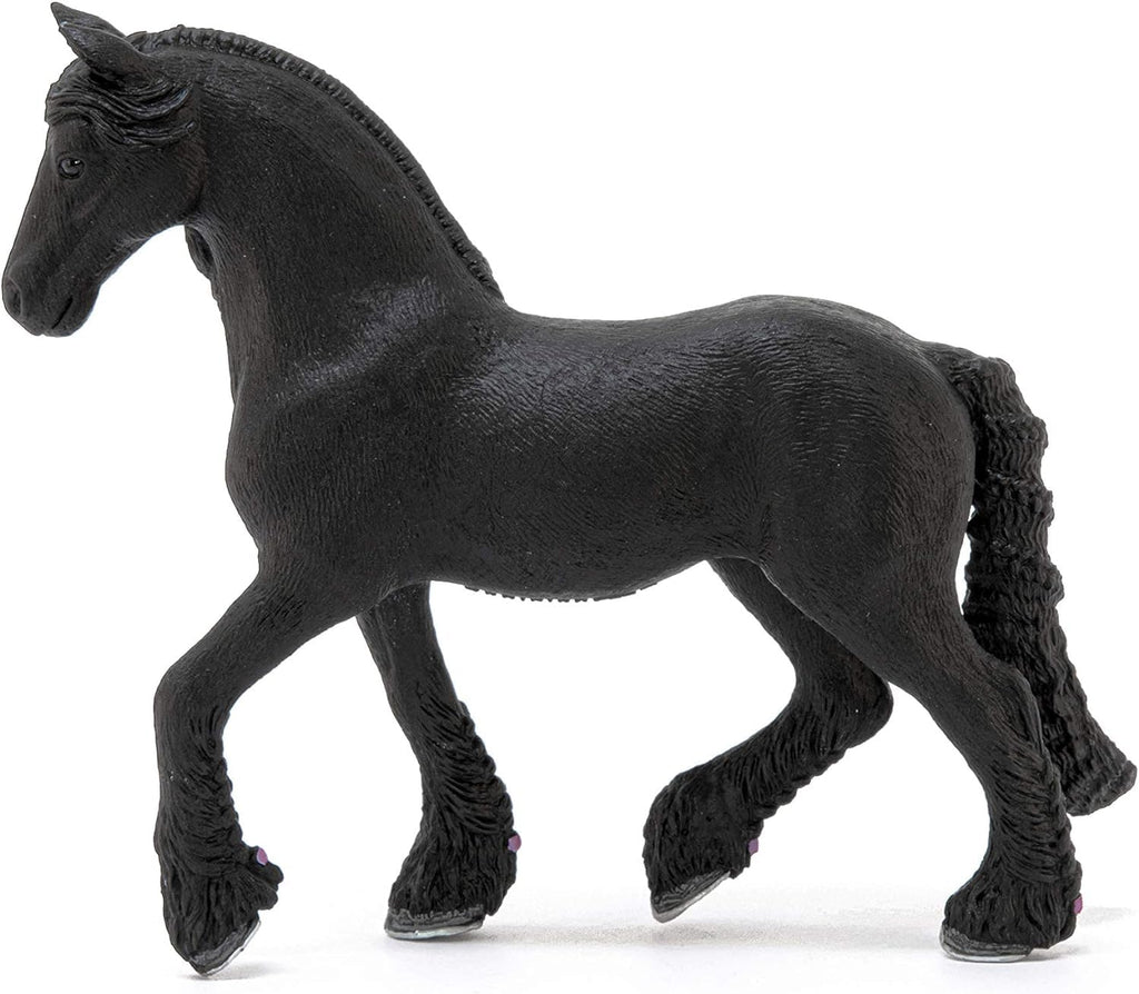 Schleich Horse Club Frisian Mare Toy Figurine – Detailed Braided Mane & Realistic Design, Imaginative Play for Kids Ages 5+