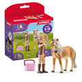 Schleich Horse Club Groom with Icelandic Pony Figurine Set for Kids Ages 5+