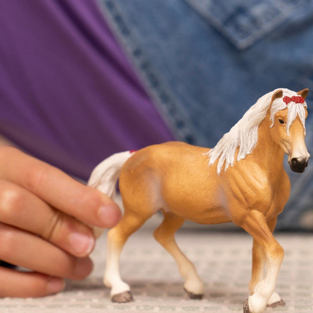 Schleich Horse Club Haflinger Mare Figurine – Detailed Horse Toy for Ages 5+