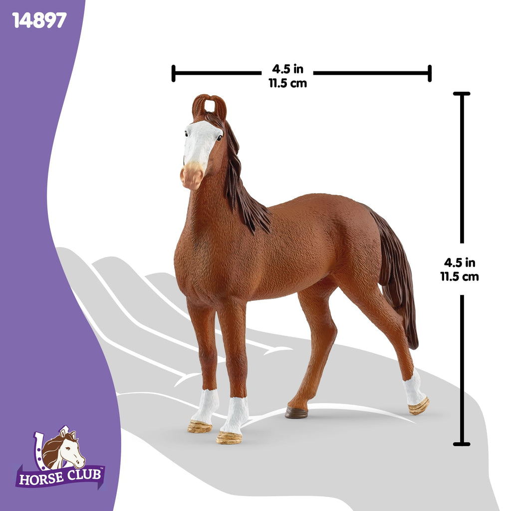 Schleich Horse Club Marwari Mare Figurine - 5" Hand-Painted Realistic Toy Horse for Ages 5+