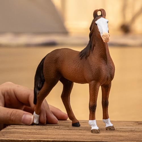 Schleich Horse Club Marwari Mare Figurine - 5" Hand-Painted Realistic Toy Horse for Ages 5+