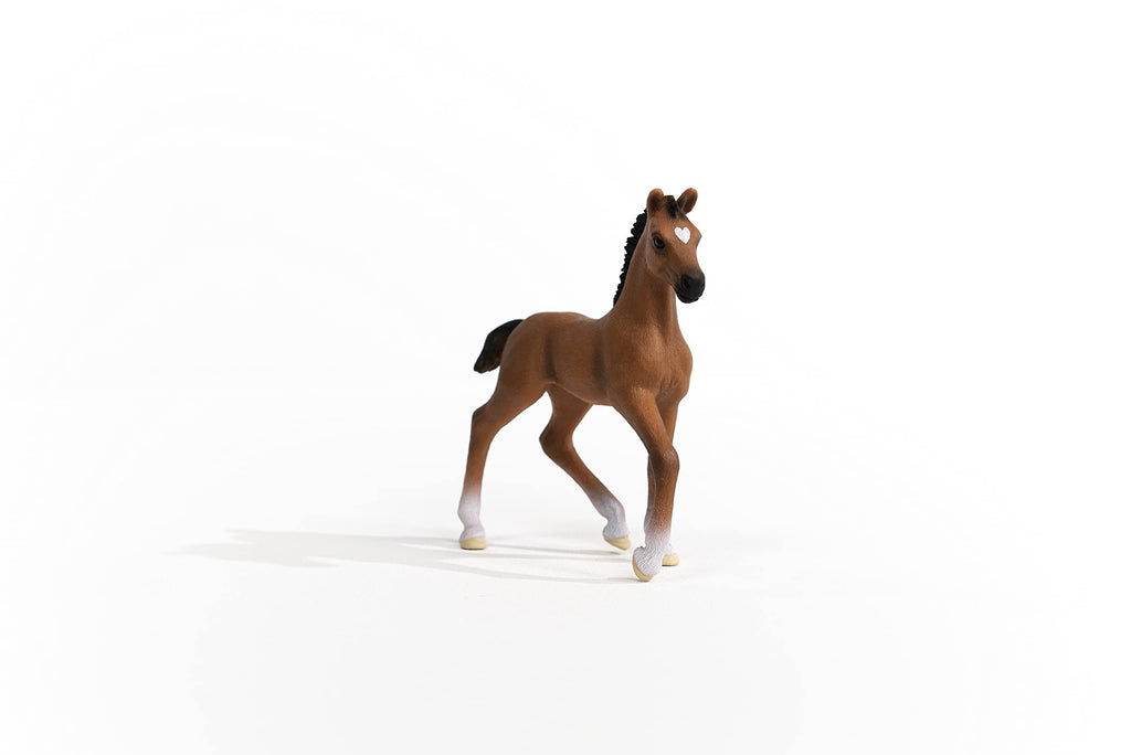 Schleich Horse Club Oldenburg Foal Figurine – Realistic Baby Horse Toy for Kids Ages 5+