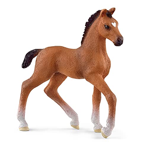 Schleich Horse Club Oldenburg Foal Figurine – Realistic Baby Horse Toy for Kids Ages 5+