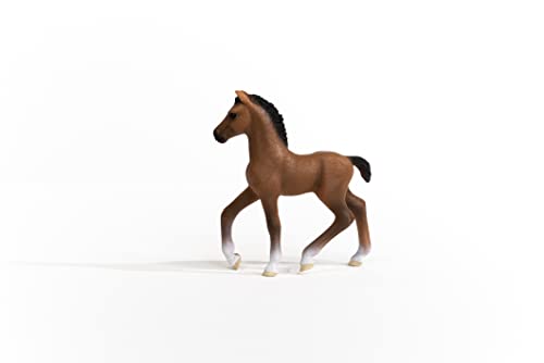 Schleich Horse Club Oldenburg Foal Figurine – Realistic Baby Horse Toy for Kids Ages 5+