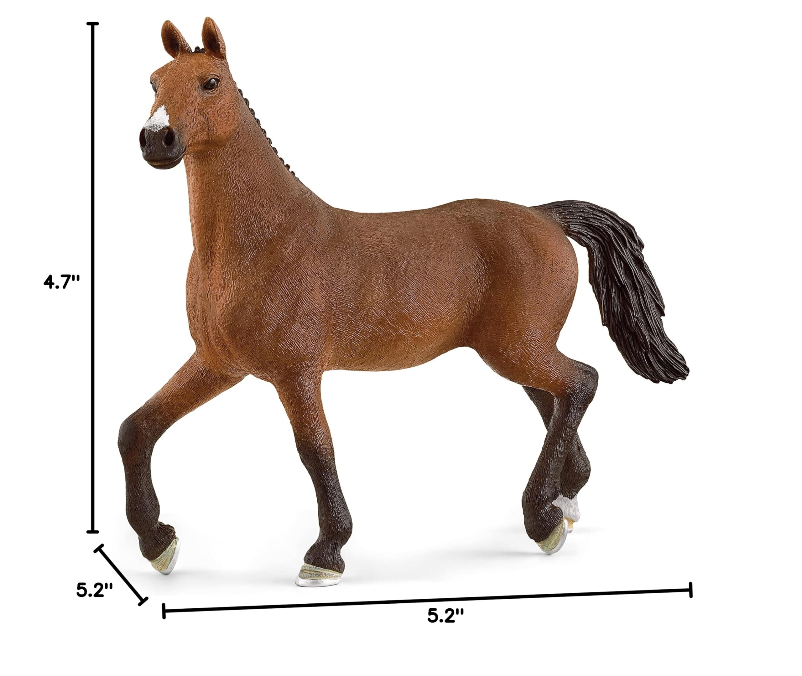Schleich Horse Club Oldenburg Mare Figurine – 4.8 Inch Authentic Toy for Kids 5+