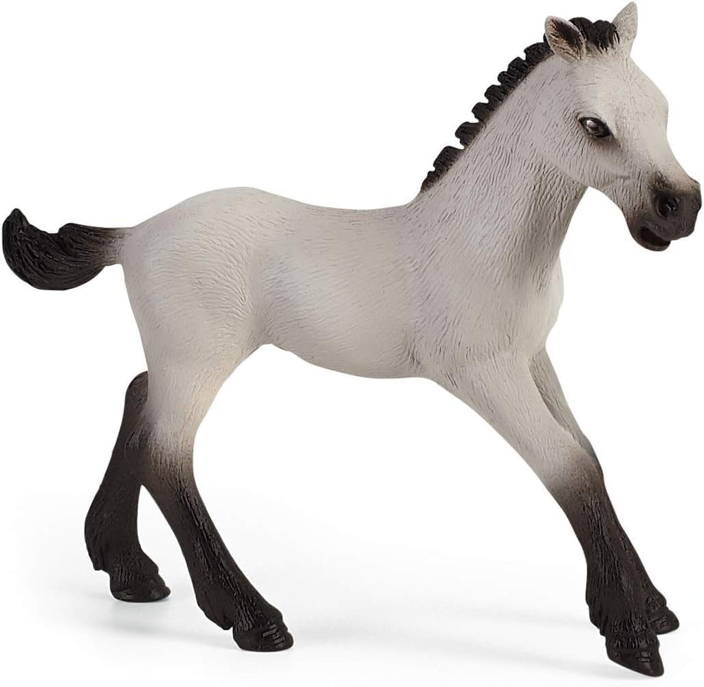 Schleich Horse Club Playful Foal Playset - Detailed Toy Figure with Blanket, Bottle & Ball for Kids Ages 5+