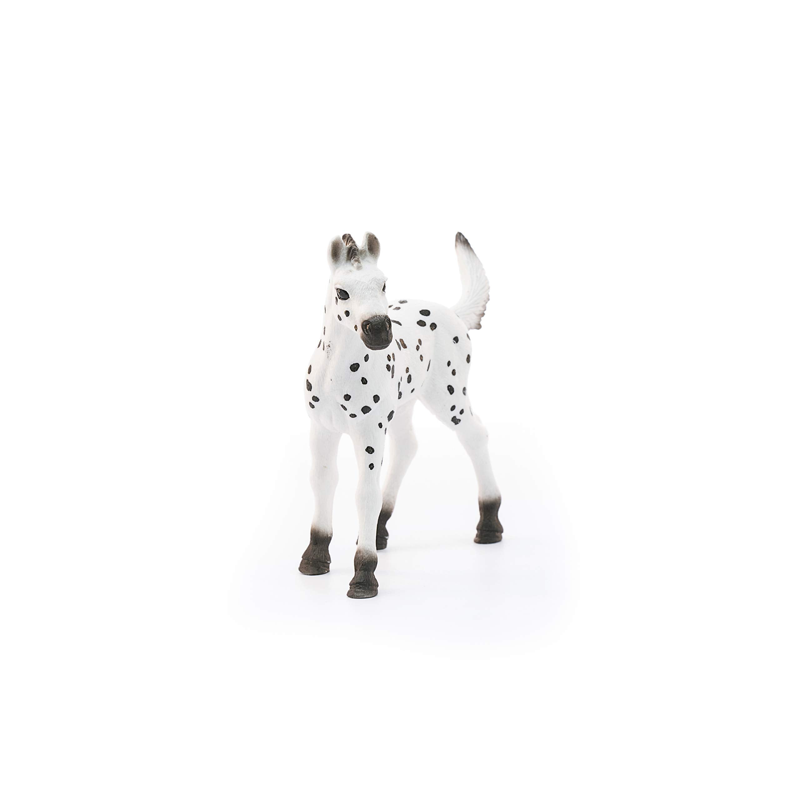 Schleich Knabstrupper Foal - Realistic Spotted Horse Toy Figurine for Kids Ages 5+