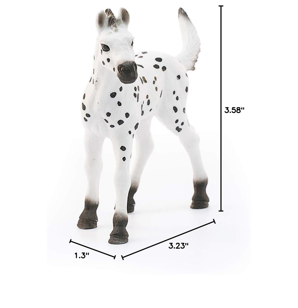 Schleich Knabstrupper Foal - Realistic Spotted Horse Toy Figurine for Kids Ages 5+